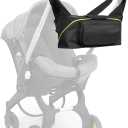 Travel Bag for Doona Infant Car Seat Stroller, Organizer Bag with Cup Holder, Phone & Wipes Pockets, Large Capacity, Water-Repellent & Lightweight, Baby Essentials Storage