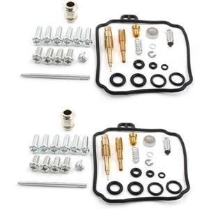 Newsmarts 2 Set Carburetor Rebuild Kit Fit for Yamaha XVS65 V-STAR 650 Custom 19982005 / XVS65A V-Star 650 Classic 19982005 / XVS65AT V-Star 650 Silverad 20022005