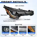 JFN LED Headlight Compatible with 2020-2022 Corolla SE/XLE/XSE 8111002S50 TO2503287 (Passenger Side (Right))