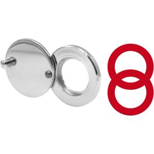 1 Set Peephole Cover, Peep Hole Covers for Peep Holes for Door Viewers, Home Security Peephole Protector Us House, Family, with Matching Self-Adhesive Installation Tools, Simple and Fast(Silver)