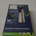 Norelco Philips Multigroom 7000 Series, All-in-One Trimmer, Beard Trimmer and Hair Clipper, 19-Piece Men's Grooming Kit for Beard, Head, Hair, Body, and Face, Soft Pouch, MG7910/49 (MG7910/49 - 19 Pieces, Steel)