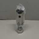 1 Pack Salt and Pepper Grinder-Electric Automatic Battery Pepper Mill Shakers Adjustable Coarseness Upgraded Larger Capacity with Led Kitchen Appliances Gifts for Women Men (Uunit 1-Stainless Steel)