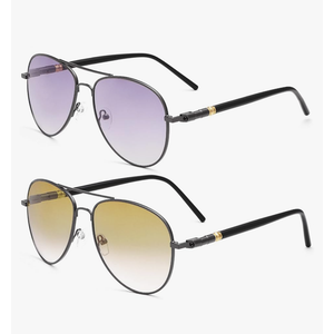 2 Pairs Spring Hinge Invisible Bifocal Reading Glasses UV400 Protection Sunglasses Outdoor Readers Driving Eyeglasses