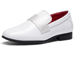 Bruno Marc Boys Dress Shoes Slip-on Loafers Formal Tuxedo Shoes
