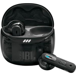 JBL Tune Flex 2 - True Wireless Noise Cancelling Earbuds Spatial Sound and Smart Ambient Technology, (Ghost Black) 