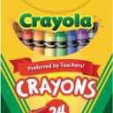 4 x Crayola(R) Assorted Color Crayon Set, 24-Count Box