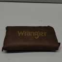 Montana West X Wrangler Brown Wallet Women Rfid Large Wristlet Trifold Women's Wallets Card Cases & Money Organizers with Detachable Wrist Strap