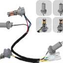 92450-3Q000 Tail Lamp Holder and Wiring - OE Replacement, Compatible with Hyundai Sonata 2011-2014, Includes 2 LED Bulbs & 2 Halogen Bulbs