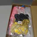 TONIFUL 4 Set Black Gold Balloon Centerpieces for Table,Balloon Stand Kit for Black Gold Party Decor 40th 50th 60th 70th Birthday Decorations Anniversary Graduation Decorations 2026 New Year Eve