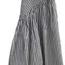 GORGLITTER Women's Striped Maxi Skirt Frill Trim Ruffle Flowy A Line Trendy Boho Long Skirts, S