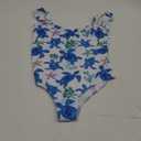 One Piece Bathing Suit for Teen Girls Comfy Crewneck Backless Bathing Suit (11-12, Sea Turtle)