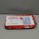 Sunbeam Standard Size Heating Pad, 12"x 15", For Back, Neck, Shoulder, and Period Cramp Pain Relief, 3 Heat Settings, Compact Storage Solution, Auto Shut-Off, Machine-Washable, Gifts For Mom & Wife, FSA/HSA Eligible, Grey (Large, Light Blue)