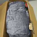 Homemate Heated Blanket Electric Throw - 50"x60" Heating Blanket Throw 1/2/4/6/8 Hours Auto-Off 10 Heat Level Over-Heat Protection Flannel Sherpa ETL Certification (01 - Light Grey)