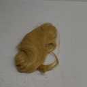 Wiggy Mermaid Long Blonde Wig for Misa Amane Cosplay, Long Straight Yellow Cute Kawaii Wig with Bangs + Cap for Halloween Costume