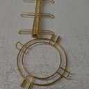 Tea Cups Holder,Gold Metal Coffee Cup Tea Cups Rack,Foldable Organizer for Coffee Cup Spoon and Saucers