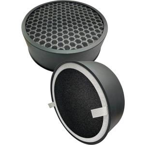 Comfort Zone Clean CZAPH132 Replaceable HEPA Filters w/Charcoal Pre-Filter - Removes Smoke, Odor & Pollutants - Traps Allergens, Dander, Airborne Particles - Smokers, Allergy -Sensitive People 2-Pack