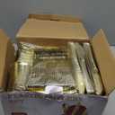 N9R 500PCS Gold Plastic Silverware - Gold Plastic Cutlery Set Disposable Flatware Dinnerware -200 Forks, 150 Spoons, 150 Knives for Party, Birthday, Wedding Utensils