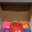 PLULON 6 Pack Colored Afro Wig with Heart Sunglasses Hair Cap for Women Men, Funny Curly Afro Wigs Disco Hippie Party Hairpieces for Halloween Costume Cosplay Party Carnival Music Festival Decor