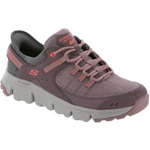 Skechers Women's Summits at Sneaker Burgundy/Multi=bumt Size 9