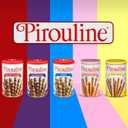 Pirouline Rolled Wafers  Strawberry  Rolled Wafer Sticks, Crme Filled Wafers, Rolled Cookies for Coffee, Tea, Ice Cream, Snacks, Parties, Gifts, and More  14.1oz Tin 3 Pack