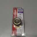 Kwikset Tylo Dummy Door Knob, Single Sided Handle for Closets, French Double Doors, and Pantry, Antique Brass Non-Turning Interior Push/Pull Door Knob, with Microban Protection (Pack of 1)