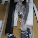 HUANUO Electric Standing Desk, 48" x 30" Whole Piece Desktop, Adjustable Height Computer Desk, 4 Height Memory Settings, Sit Stand Up Desk for Home Office, Black