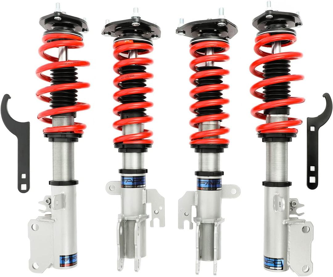Adjustable Height Coilover Suspension Strut Lowering Kit, Mono-Tube Compatible With Avalon 97-04, With Camry 96-02, With Solara 99-04, With Lexus ES300 96-01 Shock