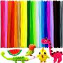 GAGANIU 200pcs Pipe Cleaners, Pipe Cleaners for Crafts, Craft Supplies Multicolor Chenille Stems for Art&Craft Christmas DIY Projects(12inch*6mm,20colors)