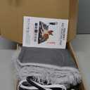 Cat Heating Pad 18x18 in with Smart Thermostat Switch and Power Line Protection Tube,Obtained MET and UL Dual Certification,Waterproof Pet Heating Pad for Cats, with Long Velvet Cloth Cover