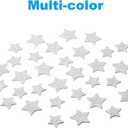 PATIKIL Foam Stickers, 300Pcs EVA Self Adhesive Glitters Foam Shape Sticker Craft Supplies for Scrapbook Card DIY Making Home Decor, Silver Star Style