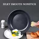 GiPP Ceramic Nonstick Frying Pan - 10 Inch Healthy Non-Toxic Non Stick Skillet Omelette Pans, Induction Compatible Chef Pan, PFAS & PFOA-Free, Dishwasher Safe, Stay Cool Handles Visit the Store (Gray)