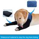 Coodeo Dog Recovery Sleeves, Cone Collar Alternative, Abrasion Resistant Dog Recovery Suit, Washable 2.5mm Thick and Waterproof, Pet Wounds Prevent Licking, Biting (Blue, XL) 
