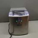Igloo Electric Countertop Ice Maker Machine - Automatic and Portable - 33 Pounds in 24 Hours - Icecube Maker - Plastic Scoop and Basket - Ideal for Iced Coffee and Cocktails - Stainless Steel