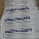 100 Pack 3ml Syringes Luer Lock with Cap, 3cc Syringe without Needle, Individual Sterilized Wrapped