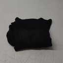 Fisoew Womens Summer Sweatshirt Dresses Short Sleeve V Neck Casual Oversized Patchwork Mini Dress (X-Large, Black)