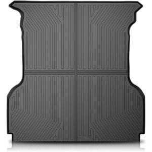 TPE Truck Mats, Compatible with Ford F150 2004-2014 with 5.5FT Bed, All Weather Full Cover Protection, Black Cargo Liner Interior Accessories