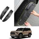 Rear Wheel Mud Flaps for 2024-2027 Lexus GX550 and 550H no-Drill Mounting