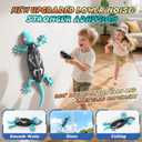 KETIEE RC Wall Crawler Gecko: Wall Climbing Gecko Toy for Kids, Remote Control Climbing Lizard with Led Glowing Eyes, Rechargeable Floor Ceiling Crawling Robot Toy Gifts for Boys Girls 3+Years Old