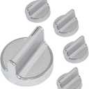 W10828837 Range Stove Knobs Replacement for Whirlpool and Amana Gas Range-5 Pack