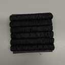 6PCS 100% Mulberry Silk Scrunchies Small Black Silk Hair Ties No Damage Satin Hair Scrunchies for Women Girls Simple Versatile High Elasticity DEMAZALO