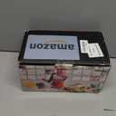 Geedel Rotary Cheese Grater, Kitchen Mandoline Vegetable Slicer with 3 Interchangeable Blades, Easy to Clean Rotary Grater Slicer for Fruit, Vegetables, Nuts (White)