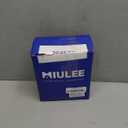 MIULEE Boucle Throw Pillow Covers 22x22 Inch Set of 2 Brown Faux Leather Textured Decorative Pillow Cases Boho Farmhouse Accents Cushion Covers for Couch Bed Livingroom Home Decor