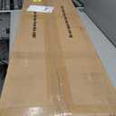 Veken 47.2" Standing Desk, Adjustable Height Office Desk with Wood Desktop, Computer Table for Home Work, Study and Gaming, Small Spaces, Modern Furniture, Brown