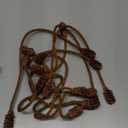 Shappy 12 Pieces Christmas Garland Ties for Banister Christmas Decorative Reusable Flexible Twist Ties for Garland Staircase Home Decoration Holiday Craft Wrapping (Brown)