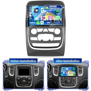 [4+64G] Hikity Car Radio for Dodge Durango 2014 2015 2016 2017 2018 2019 2020, 9 Inch Touch Screen Stereo GPS WiFi Bluetooth Backup Cam Mic
