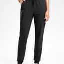 G Gradual Women's 30"/32"/34" Inseam Tall Sweatpants Cotton Joggers with Zipper Pockets Yoga Lounge Athletic Pants for Women (M)