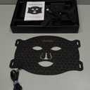 Red Light Therapy Mask for Face, 7 Colors LED Face Mask Light Therapy At Home, Led Face Mask Light Therapy, Black