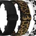TumpCez Quick Release Watch Band - Choice of Width -18mm 19mm 20mm 22mm 24mm Watch Bands, Solo Loop Adjustable Elastic Nylon Watch Straps Replacement Wristband for Men Women