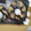 WFLNHB Radiator Cooling Dual Fan 1K0121205AD9B9 Replacement for Audi A3 Jetta CC Gtieos Beetle 1.8L 1.9L 2.0L