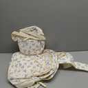 jingyuKJ Coquette Backpack Set, Cute Kawaii Aesthetic Daypack Bow Rucksack (A02 Bow Blue)